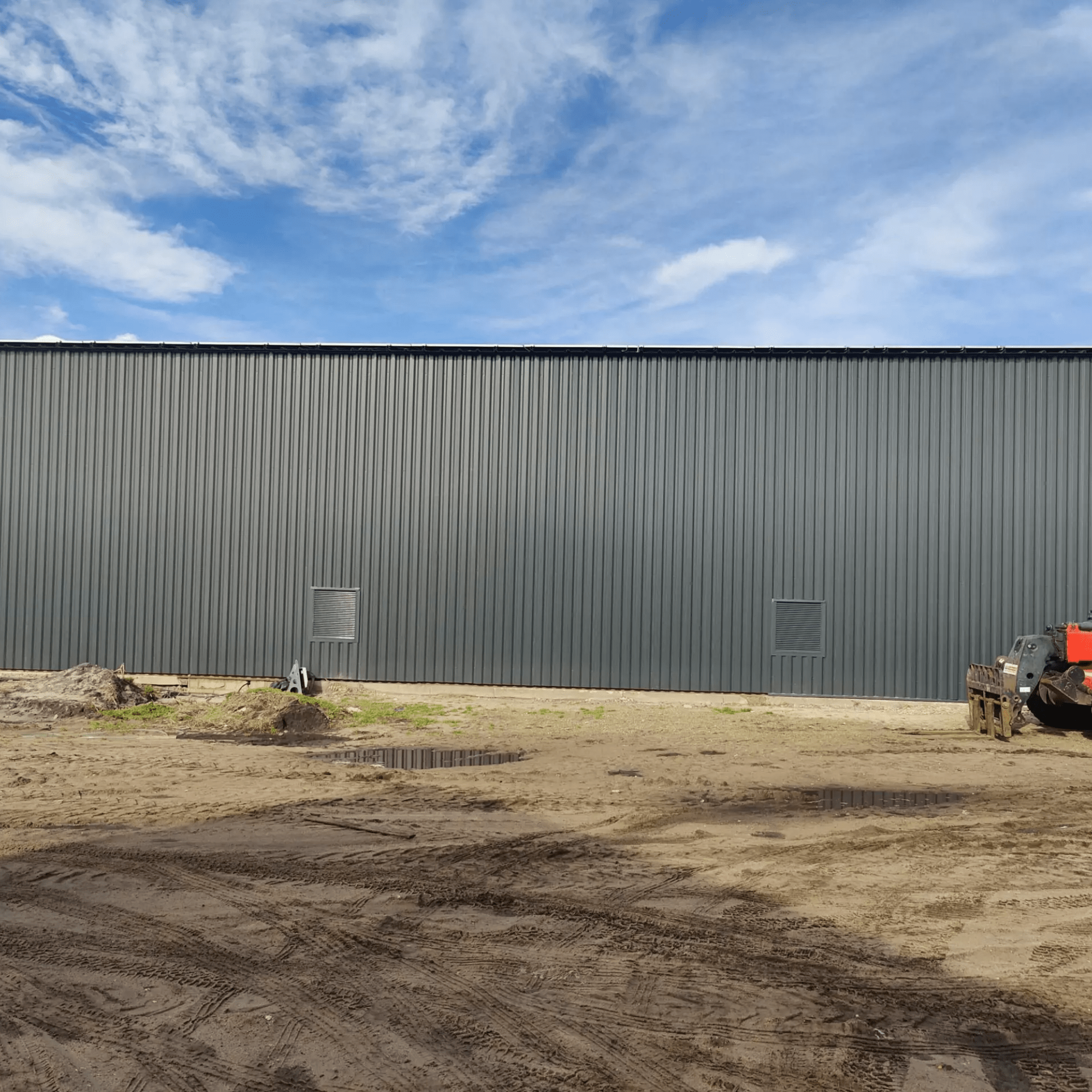 Chauffage Air Booster site agricole Ferme Larrere