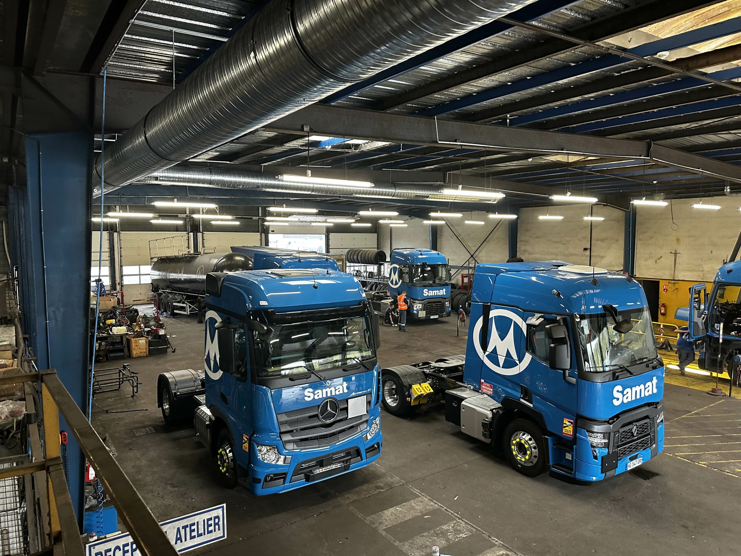 Gaine chauffage R' Booster installation Samat Bassens